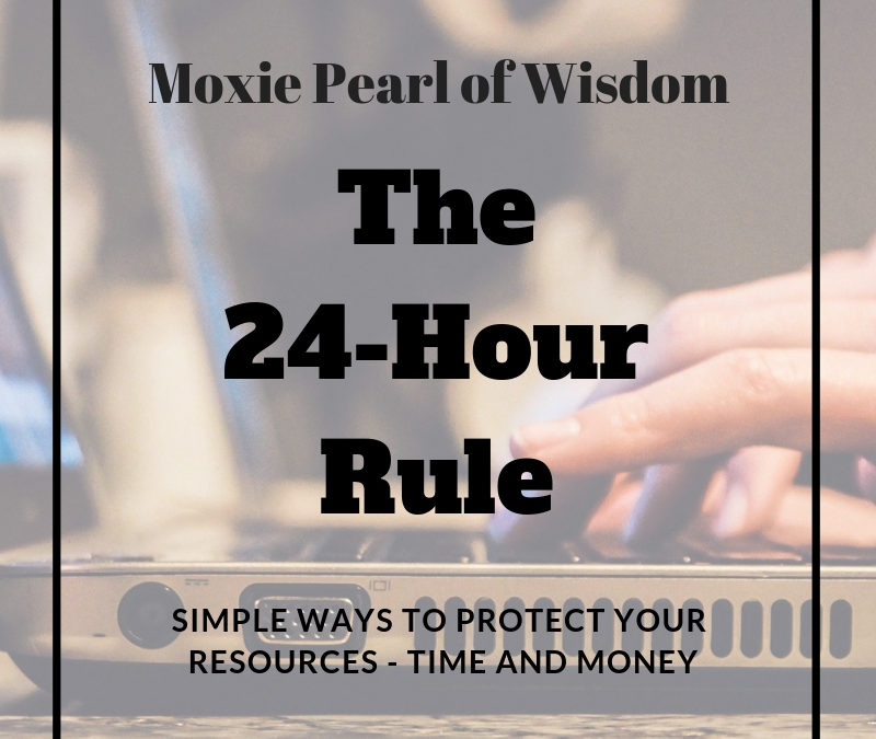 Pearl of Wisdom – The 24-Hour Rule