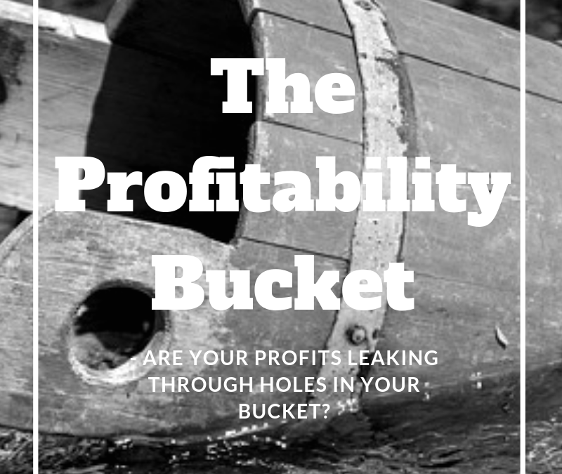 The Profitability Bucket – is yours leaking?