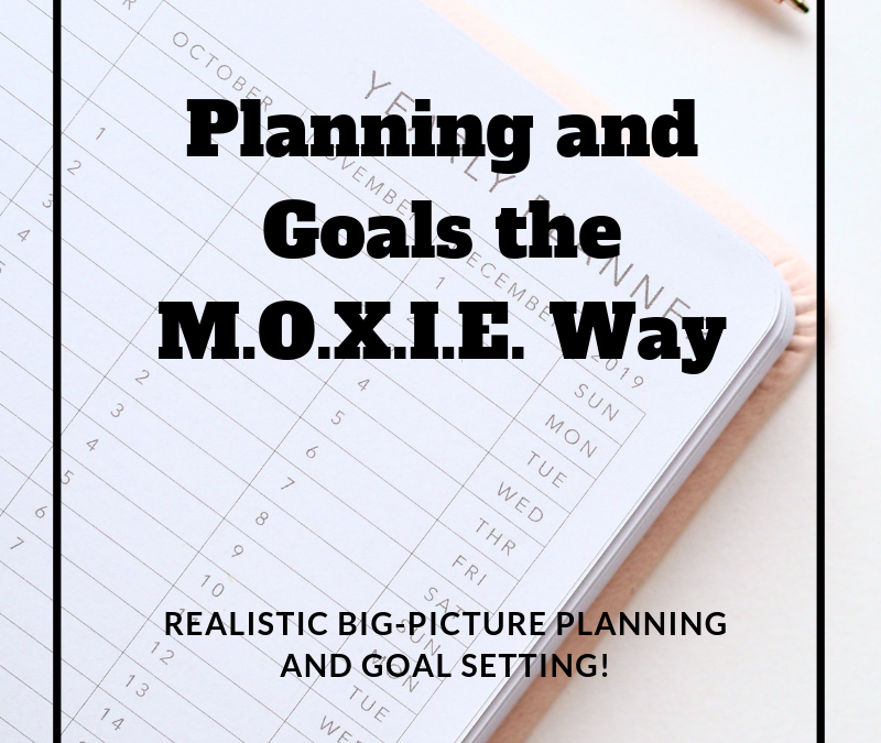 Planning and Goals the M.O.X.I.E. Way